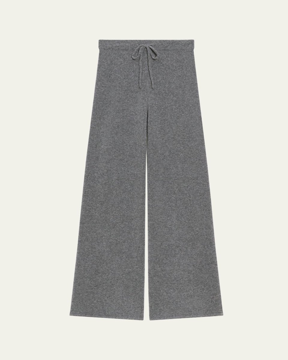 Cozy Wool-Blend Track Pants